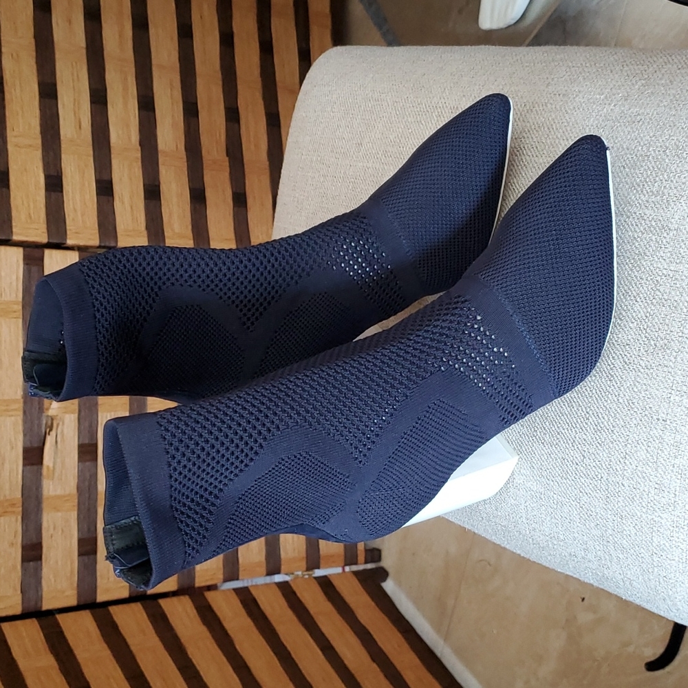 Jeffrey Campbell mesh ankle boots